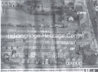 732 - Aerial View - Humber Street, Mersey Street, Severn Street - 2001