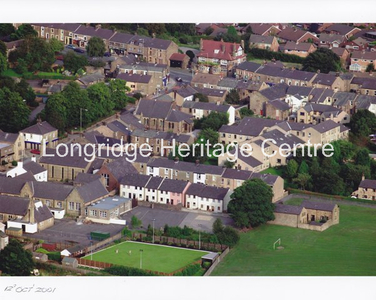 741 - Aerial View - Top of Berry Lane, Dog Inn - 2001