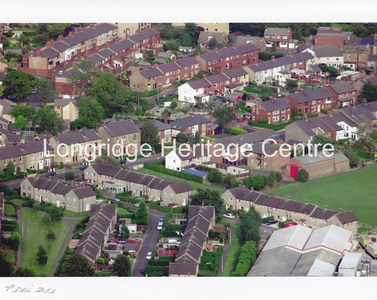 742 - Aerial View - Little Lane, Wheatsheaf Avenue, Hillcrest Avenue - 2001