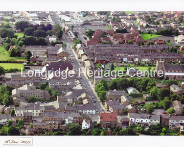 744 - Aerial View - Dog Inn, Berry Lane, St Paul's Church - 2002