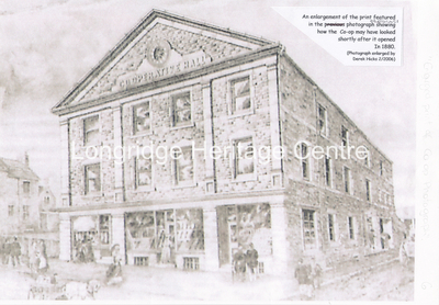 806 - Co-op building - Front of main building in Berry Lane - 1880