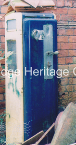 819C - Co-op building - Buildings at the rear off Barclay Road showing petrol pump - Unknown