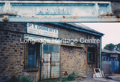820C - Co-op building - Buildings at the rear off Barclay Road showing date detail - Unknown