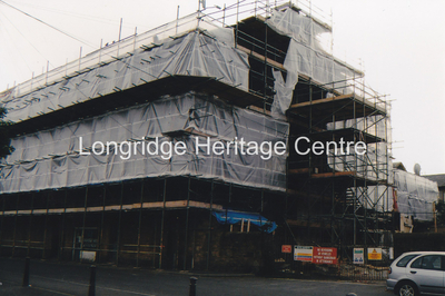 845A - Co-op building - View of main building during building of the flats  - 2005-6