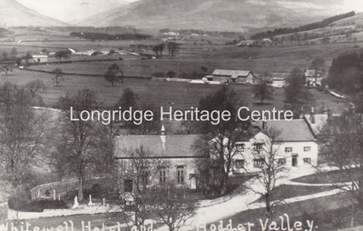 207A - Whitewell - Looking towards Dunsop Bridge, showing church and hotel - Unknown