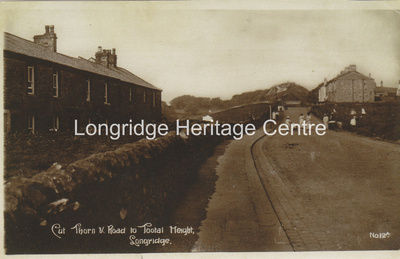 208B - Higher Road - looking towards Cut Thorn Row & Tootle Heights - 1920