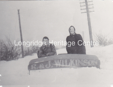 215B - Big Snow of 1940 - Buried coal wagon at Whitechapel - 1940