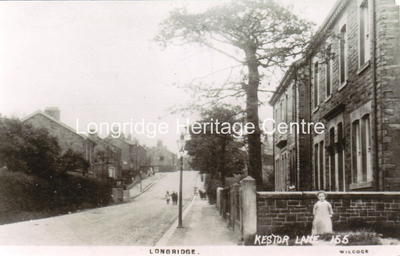 229A - Kestor Lane - A view up towards Market Place from near Little Lane - 1910