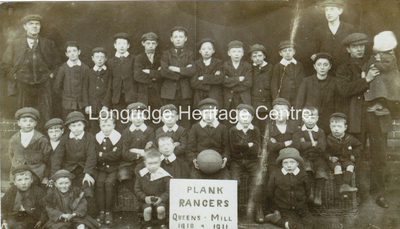 232C - Football Team - Queens Mill Plank Rangers - Juniors - 1910-11