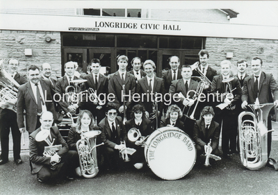 237A - Longridge Band - Outside the Civic Hall - 1980