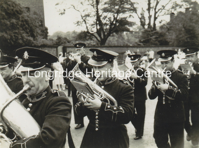 238B - Longridge Band - In Chorley for the Walking Day - 1960