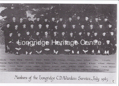 247 - Civil Defence Air Raid Wardens with names - 1943