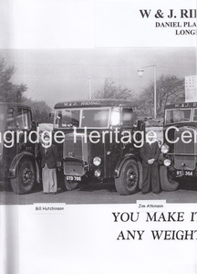 251B - Riding's Lorries - A lineup photographed at Deepdale - 1948