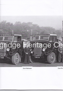 251D - Riding's Lorries - A lineup photographed at Deepdale - 1948
