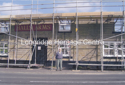913A - Halls Arms - View of front during rebuild - 2006
