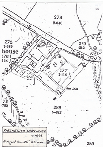 929 - Ribchester Hospital - Map of Site - 1893