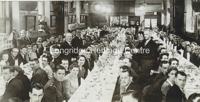 261B - Welcome home from the war party - Berry Lane School - 1945