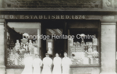 267A - Berry Lane - Co-op Grocery Shop and staff - 1900