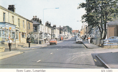 272C - Berry Lane - Looking uphill from near the old level crossing - 1980