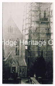 273B - St Wilfrid's Church - Building the extension and tower - 1908