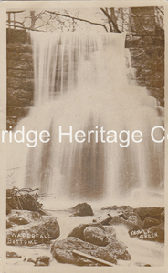 274B - Knowle Green - Waterfall on Cowley Brook, near Clay Hll Mill - 1920