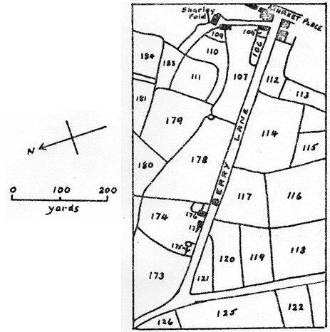 Research Berry Lane Map 1837