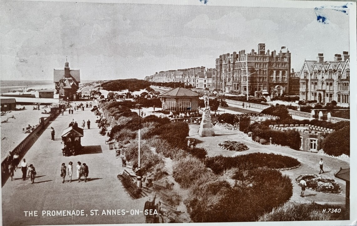 St Annes postcard