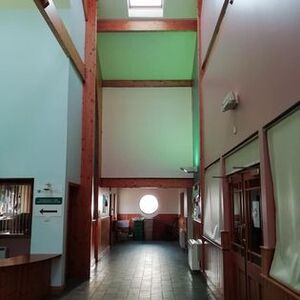 Foyer looking to rear