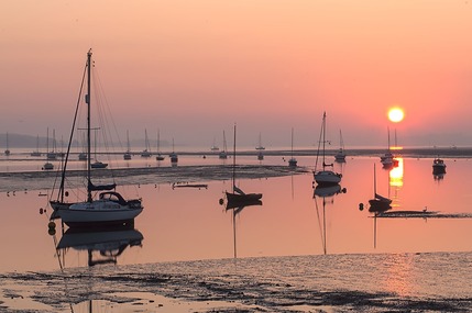 sunrise on the stour estuary