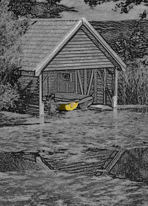 The Old Boathouse - John Laverock