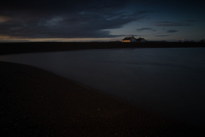 Last rays at Shingle Street - Tim Stott