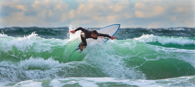 Surfs up Fistral Bay - Mark Rivers