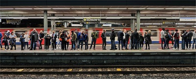 Happy Hammers fans heading home - Mark Rivers