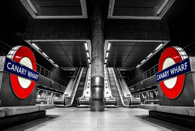 2nd Place: Canary Wharf Station - Andy Soar