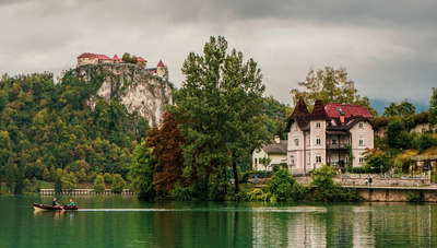 Rowing Across Lake Bled - Samantha Innard