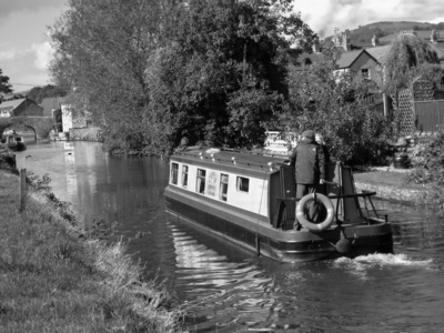 Canal boat in Brecon - Jenny Tucker