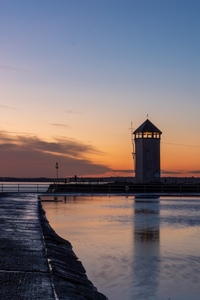 February Sunset Brightlingsea - Pat Ainger