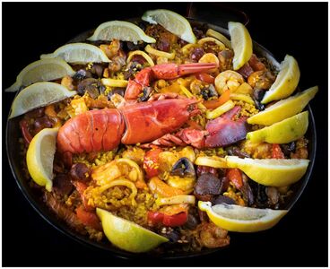 Aidin's delicious Paella - Katharine Showell