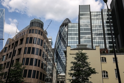 The Gherkin and neighbours - Alan Knopp