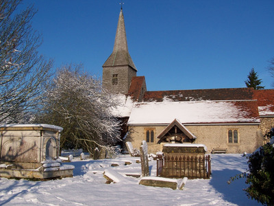 Snow scenes in Margaretting