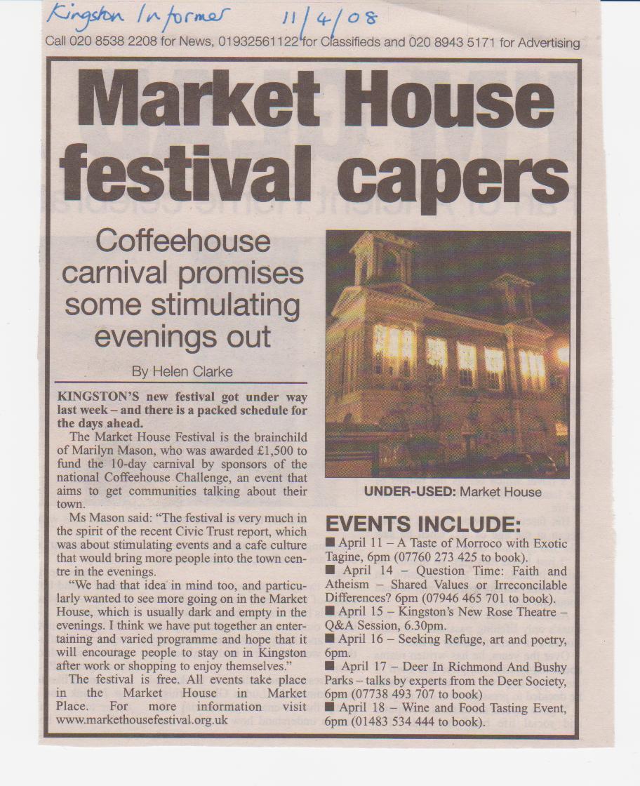 Coverage during the Festival