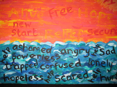 Picture by a child resident of HESTIA Housing & Support 