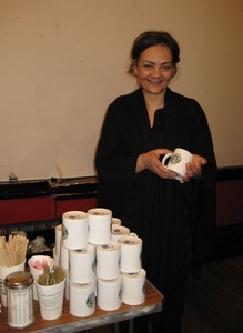 Angela of Starbucks at the Festival