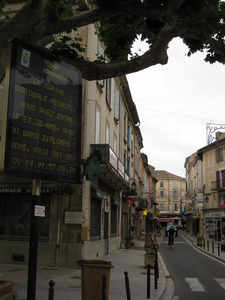 Another sign in historic Orange