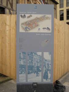 Tourist sign, Troyes