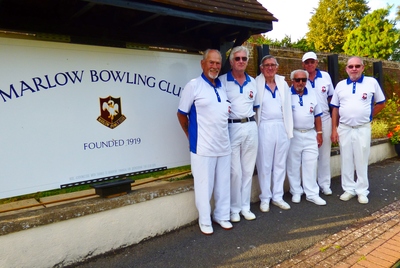 The Harry Turner Triples players by the Marlow board.