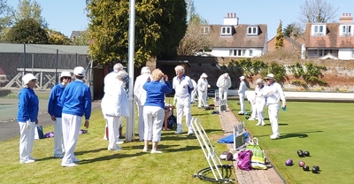Pictures from the Captains Day match in April 2021 won by the ladies.