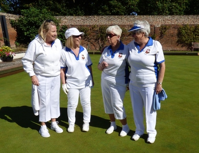 The Ladies Championship Pairs Finalists