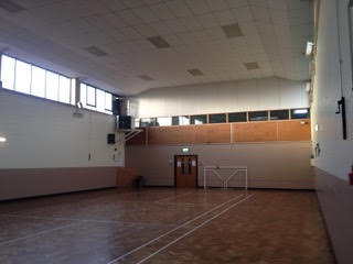 The inside of the hall before Phase 2 began - north end
