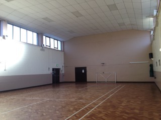 The inside of the hall before Phase 2 began - south end
